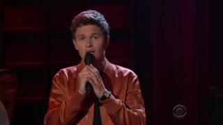 Ansel Elgort singing Easy