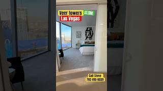 $1.5M Veer Las Vegas 2br condo for sale Bellagio fountain view ￼