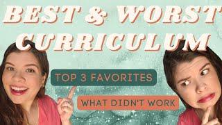 BEST & WORST CURRICULUM | OUR TOP 3 FAVORITES | WHAT DIDN'T WORK | SECULAR HOMESCHOOLING