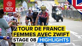 Savage Finale To An Amazing Race! | Tour De France Femmes Avec Zwift 2022 Stage 8 Highlights