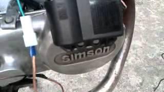 Simson z zapłonem aeroxa.