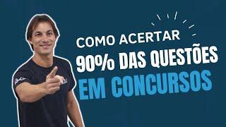 Como acertar 90% das questões em concurso públicos