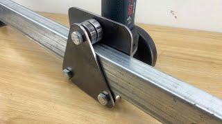 PRECISION CUTTING TOOLS !! DIY Welder Makes Super Smart Sliding Grinder ! Angle Grinder Hacks