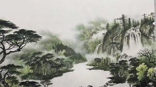 Paint a Beautiful landscape -Traditional Chinese Art