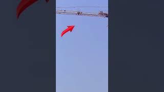 The most powerful tower crane in construction site ️ || Part - 2 || #shorts