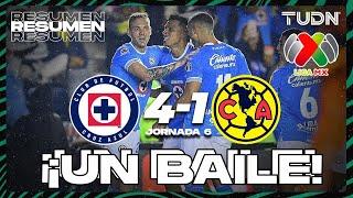 HIGHLIGHTS | Cruz Azul 4-1 América | Liga Mx -AP2024 - J6 | TUDN