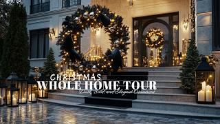 Christmas Whole Home Tour: Bold and Elegant Ornament Decor Ideas 2024