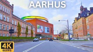 AARHUS Denmark  | Scenic City Driving Tour in 4K HDR