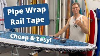 Rail Protection Hack- cheap and durable 20 Mil. pipe wrap tape used as rail tape