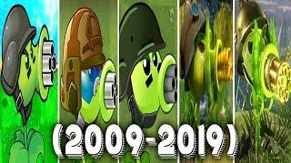 Evolution of Gatling Pea | PVZ GW 2, PvZGW 1, PVZ, PvZ2, PvZ Heroes, PvZ DS (2009 - 2019)