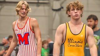 190 – Ezra Frederick {R} of Martinsville HS vs. Ty Sabin {G} of Illinois Cornstars