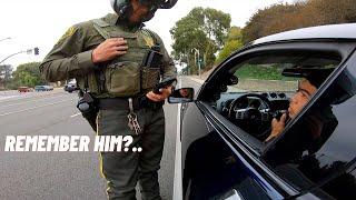 OUT OF STATE CAR GETS STATE REFFED IN CALIFORNIA.. BY THE SAME SHERIFF