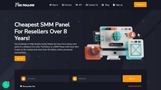 Fox Follow | Latest Smm panel script | Best Smm panel script download | Smm panel script new