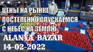 АЛАНЬЯ ЦЕНЫ 14 ФЕВРАЛЯ РЫНОК В ОБА ТУРЦИЯ 2022