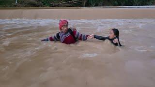 Lý tiểu na Single mother looking for a place to live due to dangerous storms and floods