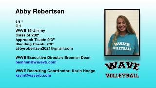 Abby Robertson Skills Video - Class of 2021 OH - WAVE VBC