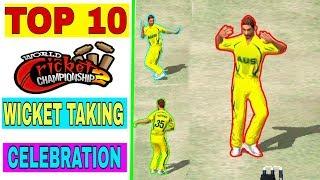 TOP 10 CRICKET CELEBRATION  WCC2 || TECH WIDFRNDZ