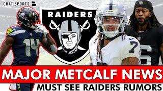 DK Metcalf Trade News + MUST SEE Raiders Rumors On Tre’von Moehrig, Michael Mayer, Jakobi Meyers