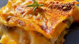 LASAGNE ZUCCA E LARDO CON PROVOLA AFFUMICATA IN SOLI 20 MINUTI | LASAGNE DA LECCARSI I BAFFI