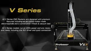 Professor V Series Bench Top CNC Routers | CWI Woodworking Technologies