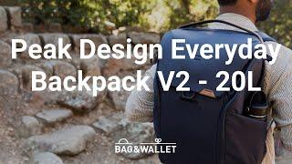 Обзор рюкзака Peak Design Everyday Backpack V2 - 20L