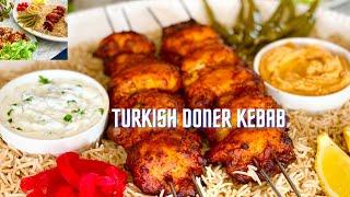 TURKISH DONER KEBAB | How to make Homemade Doner Kebab | Easy and Simple Recipe