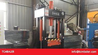 used clothing baler press machine