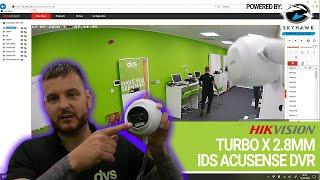 Hikvision ColorVu Turbo X Camera & IDS Acusense DVR