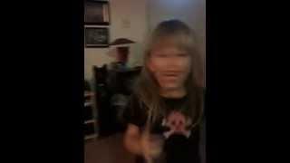 4 year old Maddy dances to Ska! "Into Action" by Tim Armstrong 2013