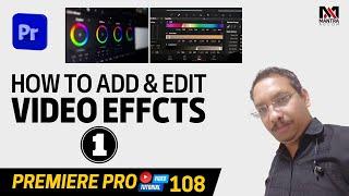 Video Effects in Premiere Pro Tutorial in Hindi | Mantra Adcom |  108 Video Effects 01