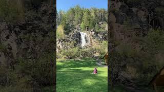 Очаровательная Катунь, местные пейзажи, водопад #алтай #путешествия #поход #горы #катунь #водопады