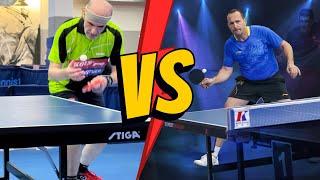 KOUSIORIS vs SARAFOGLOU table tennis match | Elite TT tournament