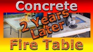 Fire Table - 2 years later