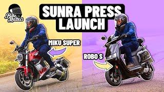 Miku Super & Sunra Robo-S | Sunra Press Launch 2021 (Electric Scooter Review)