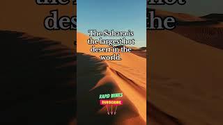 The Sahara Desert: The World's Largest Hot Desert! @RapidWink