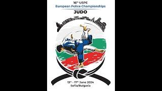 TATAMI 1 - 16TH USPE EUROPEAN POLICE CHAMPIONSHIPS JUDO, 14 JUNE 2024, SOFIA, BULGARIA