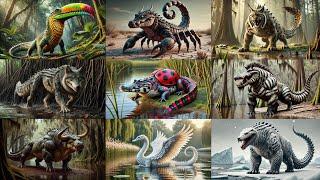 Amazing Animal Fusion Hybrid | Crocodile Hybrid with Other Animal Species!