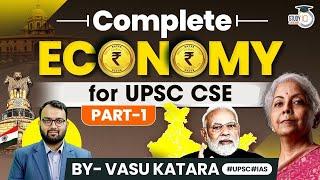 Indian Economy Marathon: Concepts + MCQs | UPSC CSE CSE | Part -1 | StudyIQ IAS