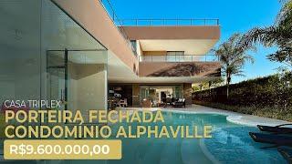 CASA TRIPLEX  COM 1.100 M² NO CONDOMÍNIO ALPHAVILLE  -  BARRA DA TIJUCA | PRÁTICA CONSULTORIA