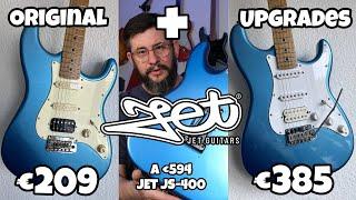 JET JS-400, €385 Upgrades and tone samples ... Mojotone 58 Quiet Coil Pre-Wired Pickguard.