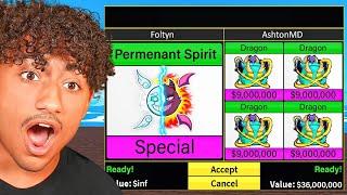 Trading PERMANENT SPIRIT For 24 Hours In Blox Fruits