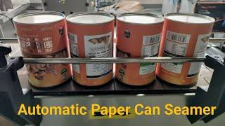 #Automatic #soda biscuit, potato chips, popcorn, #seaweed, oatmeal #paper #can #seaming #machine