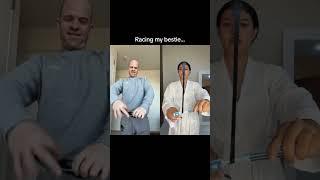 WHO WON THE RACE ‍️? #hair #hairstyle #funny #youtubeshorts #shorts #bald