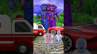 Cute baby vs pogo the monkey & me #shorts