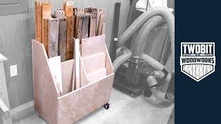 How to Build a Mobile Scrap Bin | DIY Woodworking Shop Project