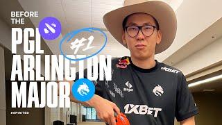 TEAM SPIRIT: PGL ARLINGTON MAJOR VLOG №1