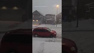 Severe storm blankets parts of Calgary in hail