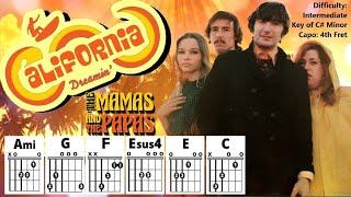 CALIFORNIA DREAMIN' {CAPO 4} by The Mamas & The Papas (Intermediate Guitar Chord & Strum Play-Along)