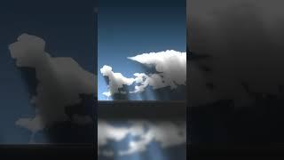 Timelapse of ocean thunderstorms | 2d weather sandbox  #sandbox #sky #2d #ocean #fyp