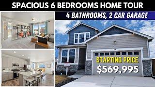 Spacious 4-6 Bedrooms | 4 Bathrooms | 2 Car Garage Model Home Tour in Lochbuie, Colorado